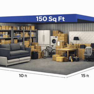 150 sq ft storage unit