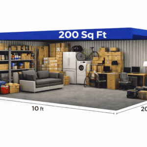 Storage unit 200 sq ft
