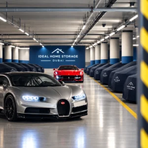 Standard parking for the car storage in dubai